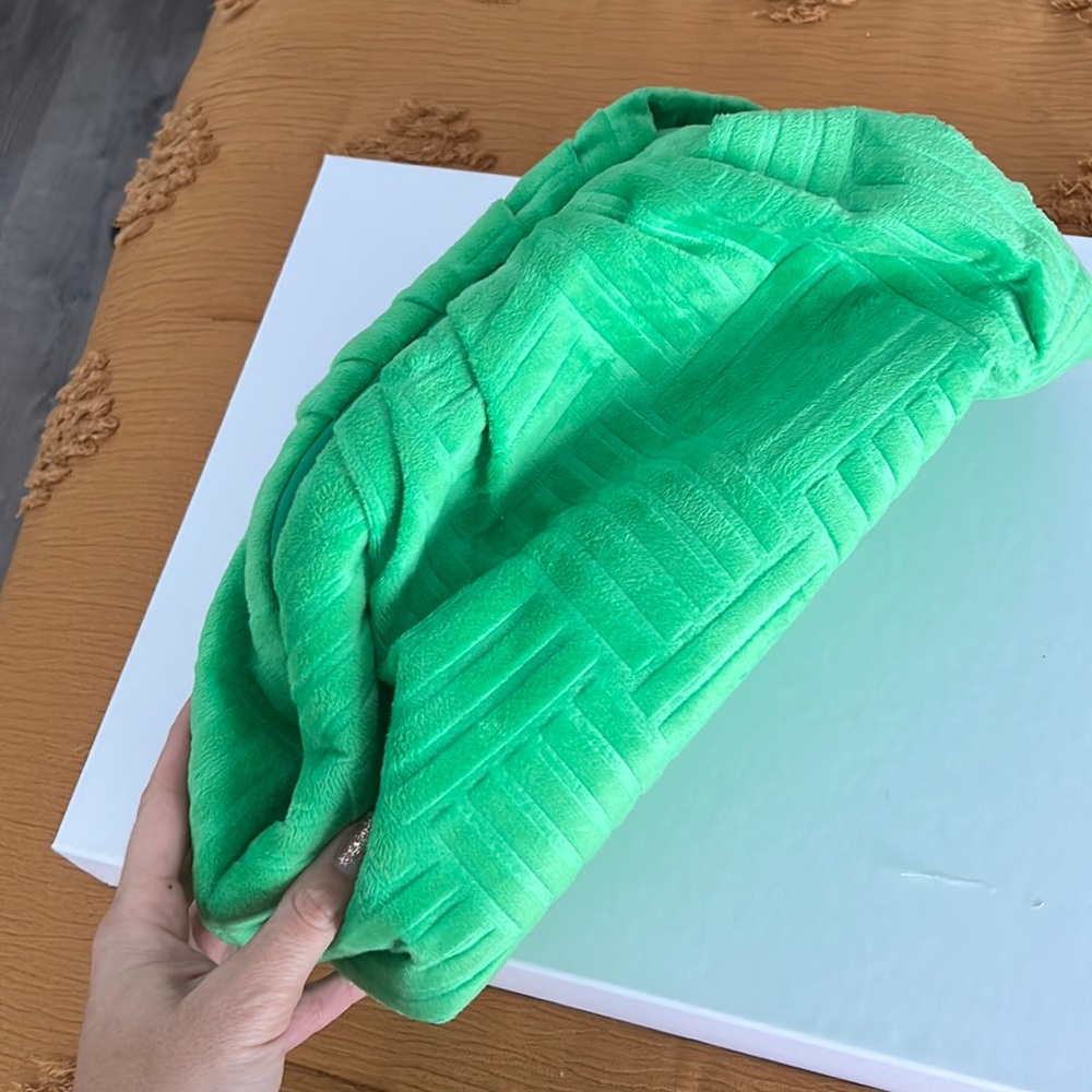 Green Velvet Clutch